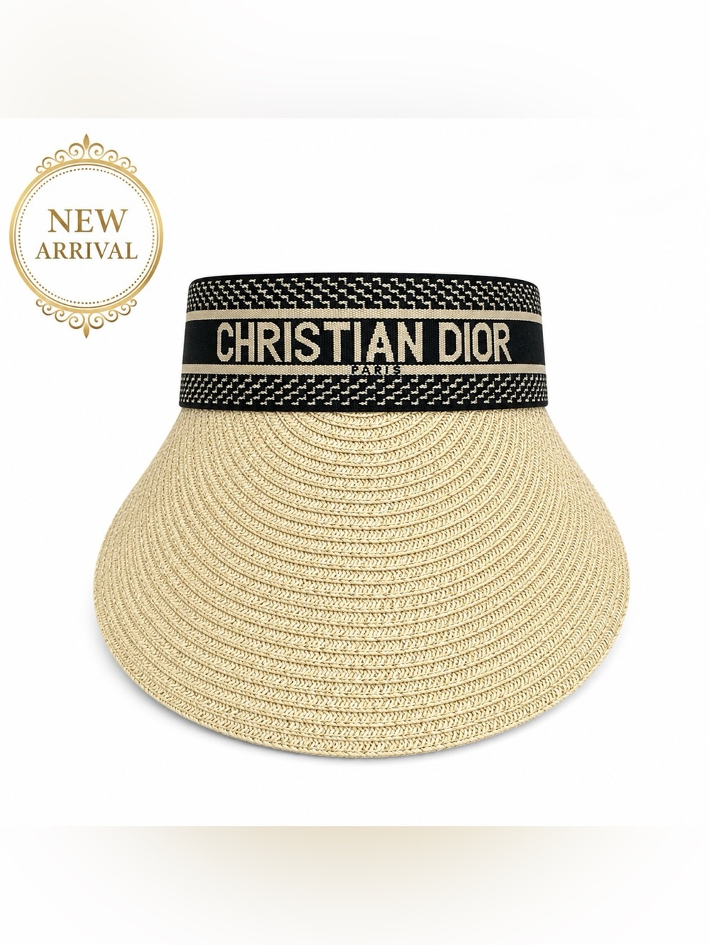 👒 Woven Straw Visor 👒